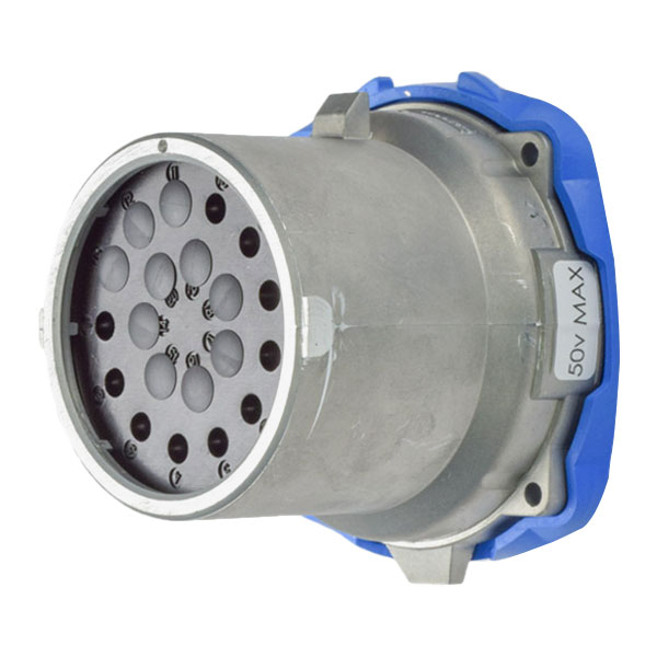 17-68100 - DN20c INLET METAL SIZE 5 IP 54/55 10P 20A 50 V 60 Hz